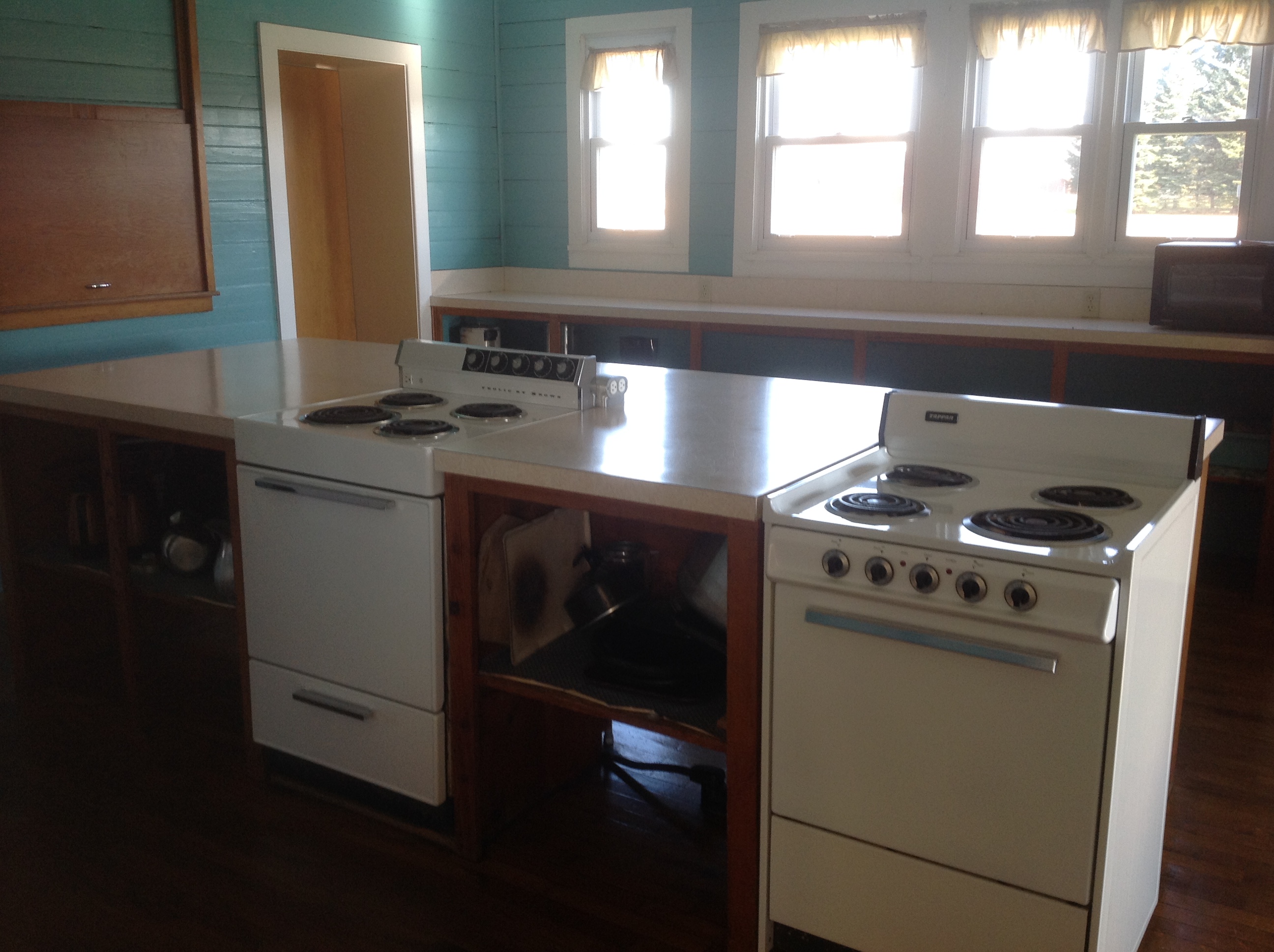 kitchenette in township hall